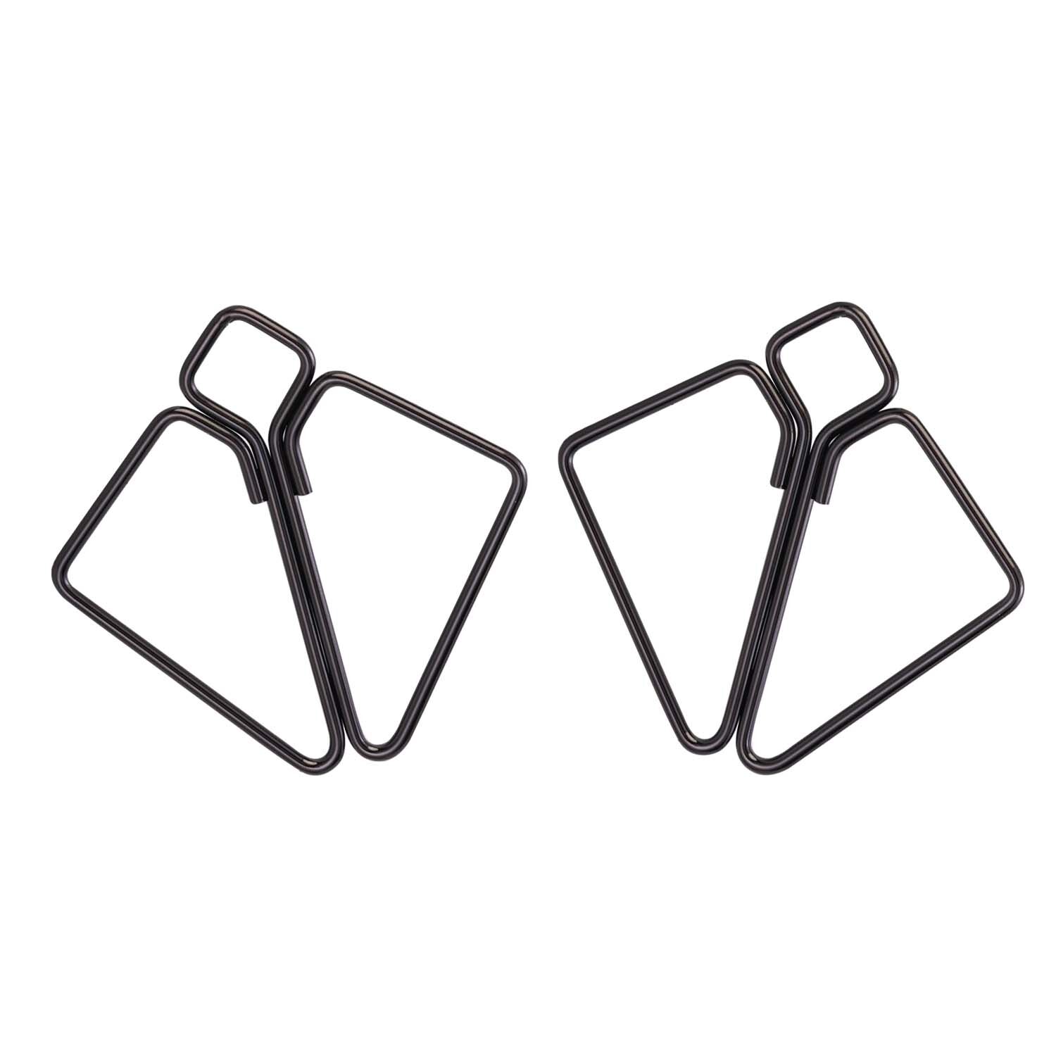 Затискачі для сосків LOCKINK Minimalism Nipple Clamps, сріблясті