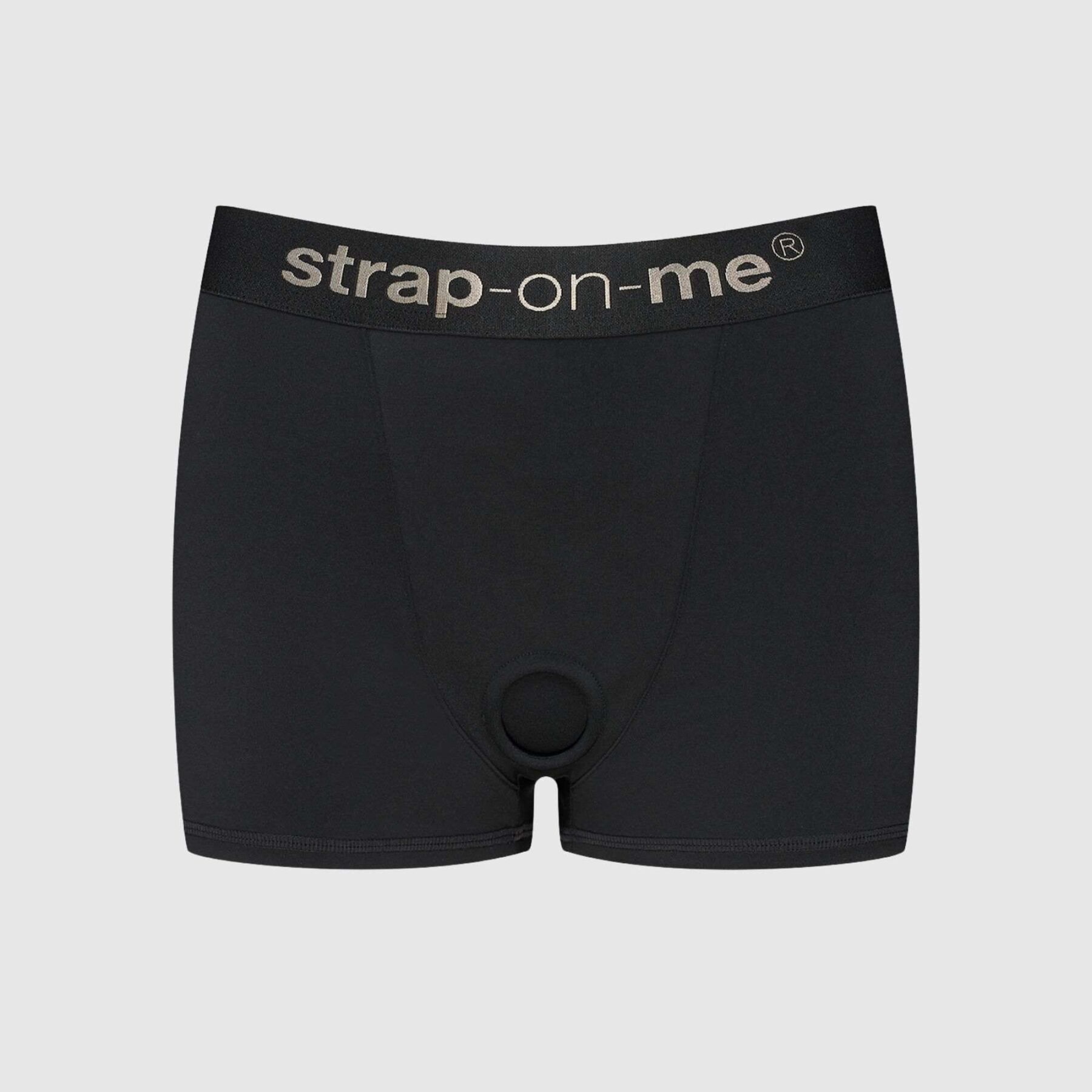 Шорти-боксери з фіксацією дилдо Strap-On-Me Harness Lingerie Allure – XS – Black