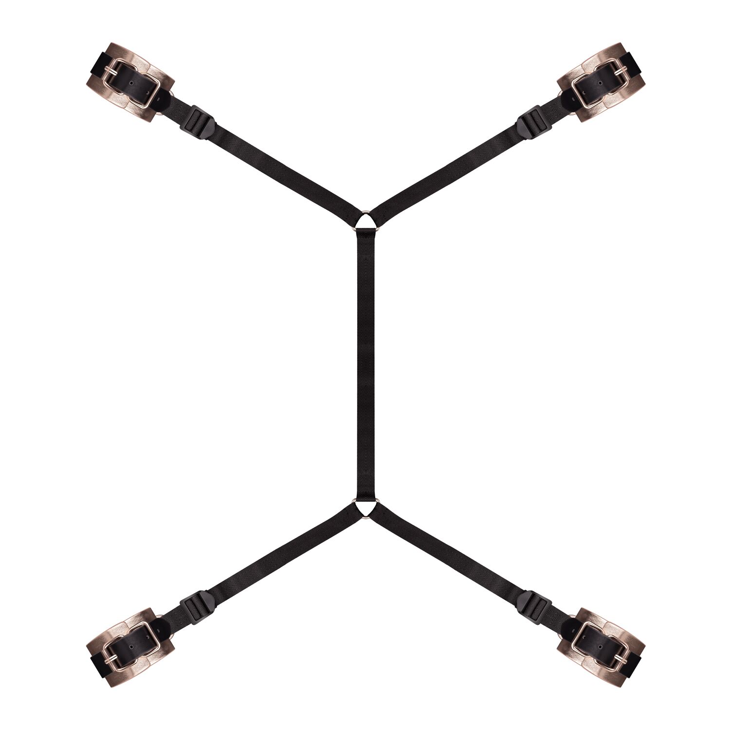 Фіксатор рук і ніг для ліжка Rosy Gold - Under-Mattress Restraint Set