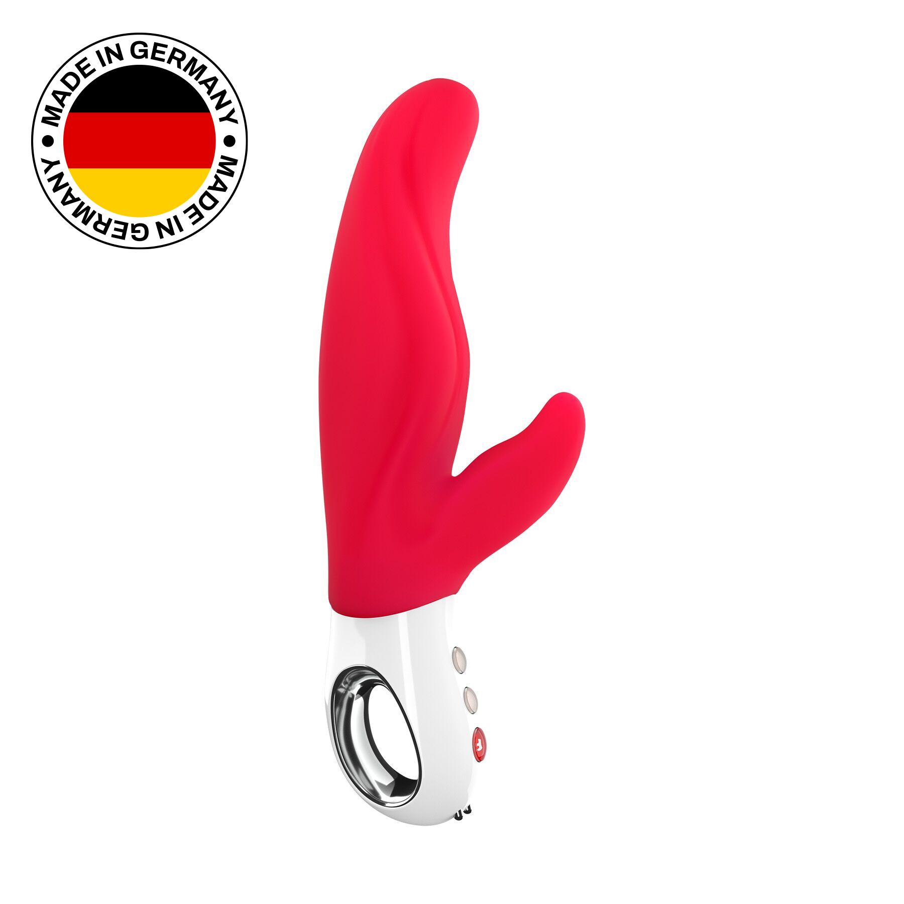 Вібратор-кролик для точки А Fun Factory LADY BI india red, 2 мотори, 12 режимів