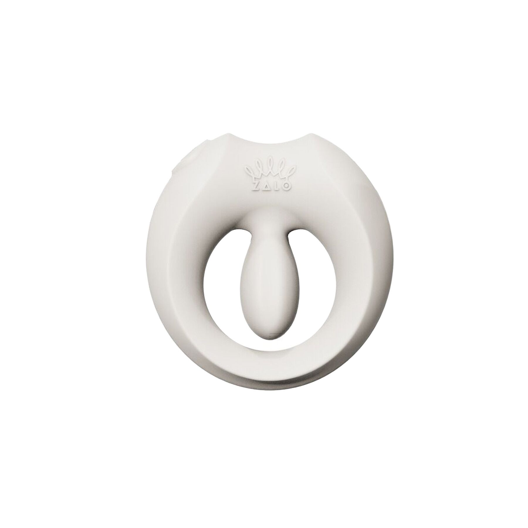 Ерекційне смарт-віброкільце Zalo Apis Ivory White, до 4 годин роботи, зарядний кейс
