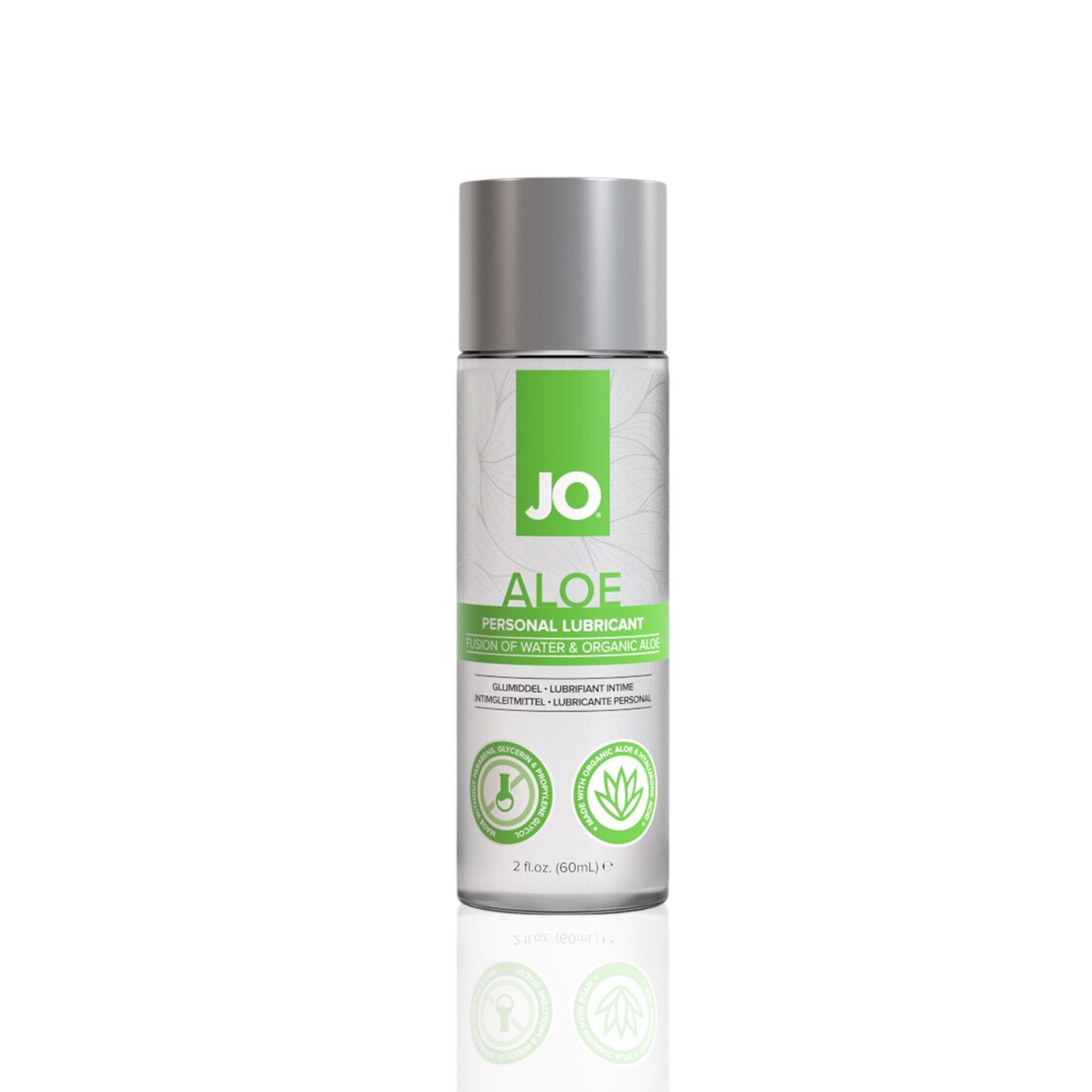 Змазка на водній основі JO H2O Organic Aloe (60 мл), зволожувальний та заспокійливий ефект