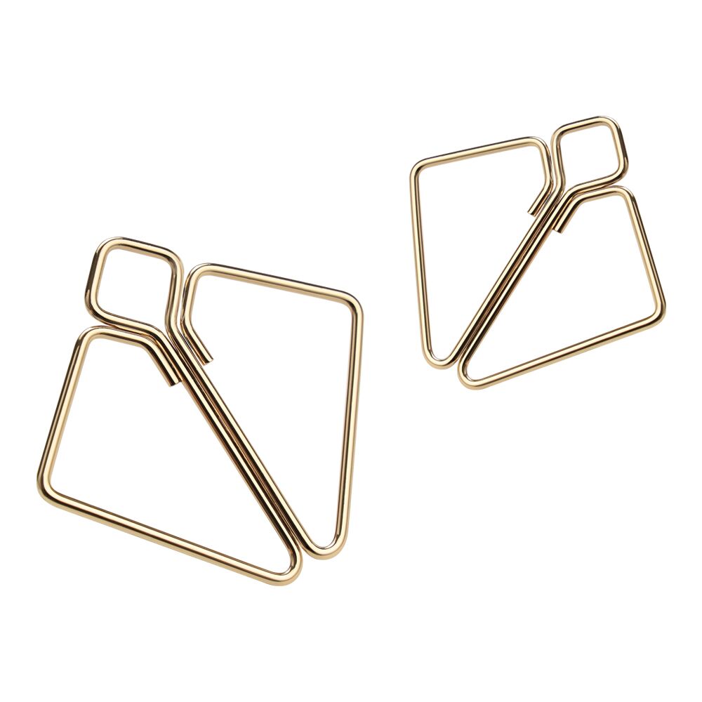 Затискачі для сосків LOCKINK Minimalism Nipple Clamps, золотисті