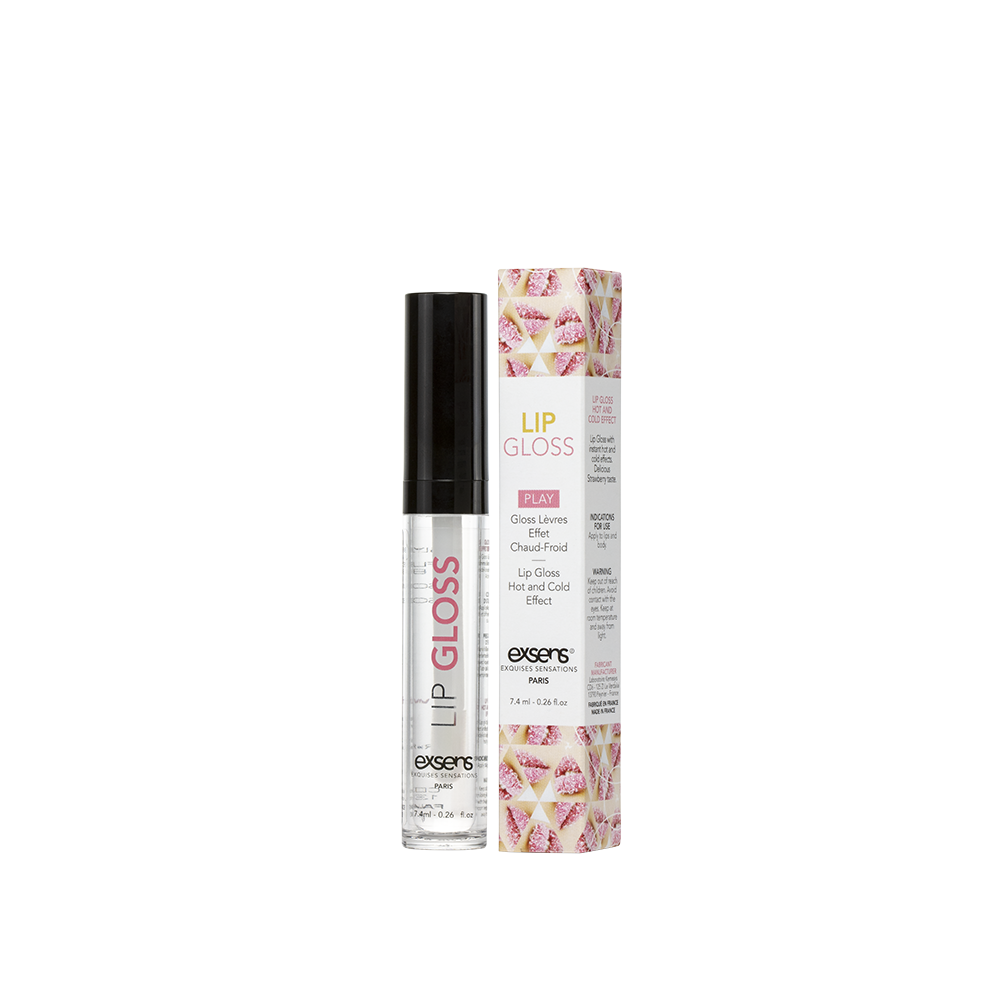 Стимулювальний блиск для губ EXSENS Lip Gloss 7,4 мл, ефект поколювання і холод-тепло