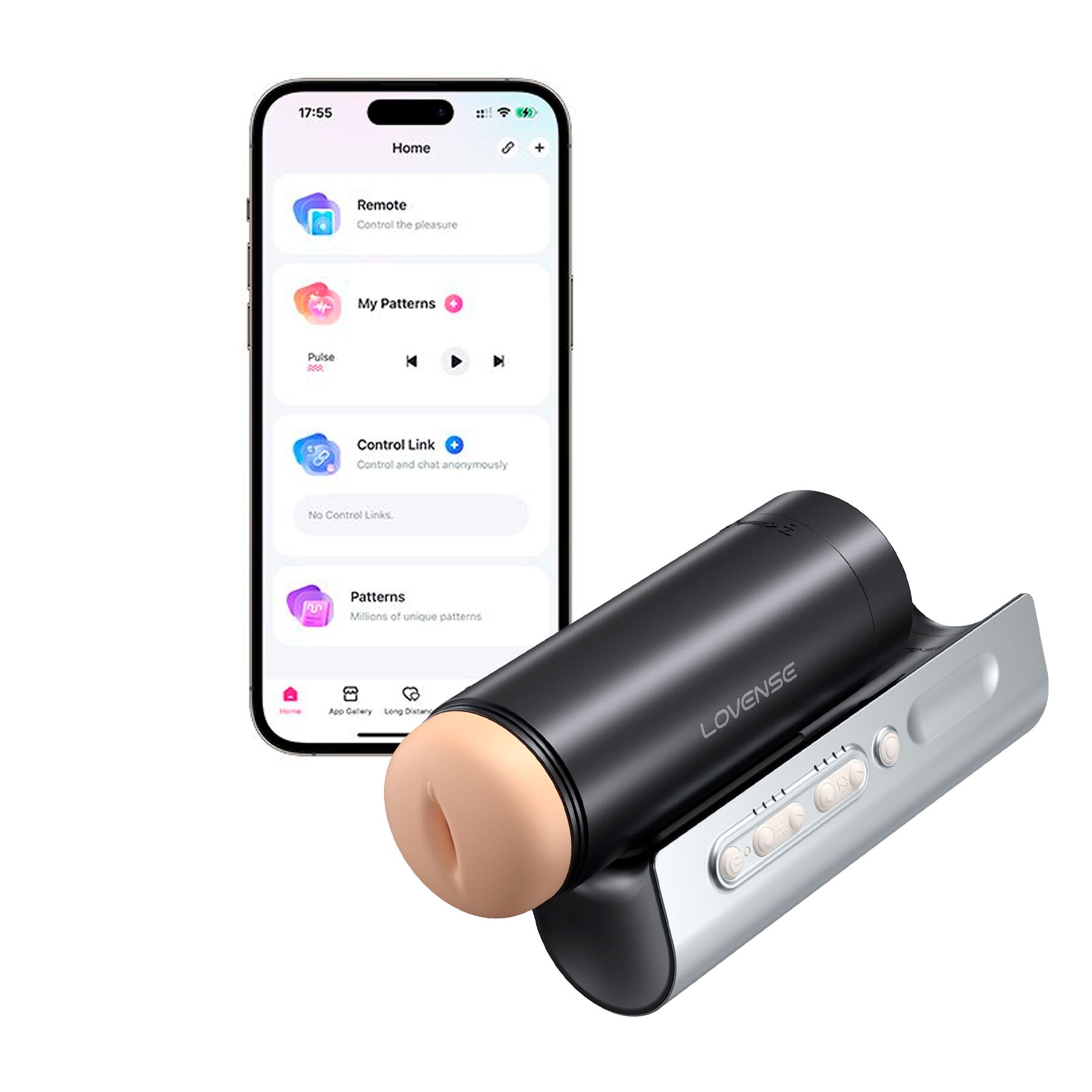 Інтерактивний смарт-мастурбатор Lovense Solace Pro, до 230–300 фрикцій на хвилину, до 14 годин роботи