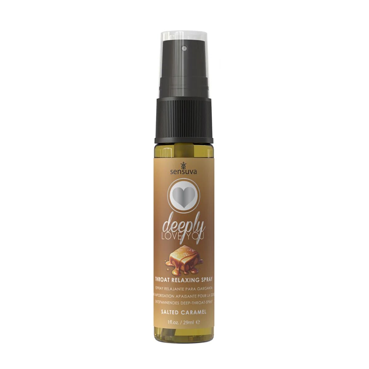 Спрей для мінету Sensuva Deeply Love You Salted Caramel (29 мл), для глибокого мінету