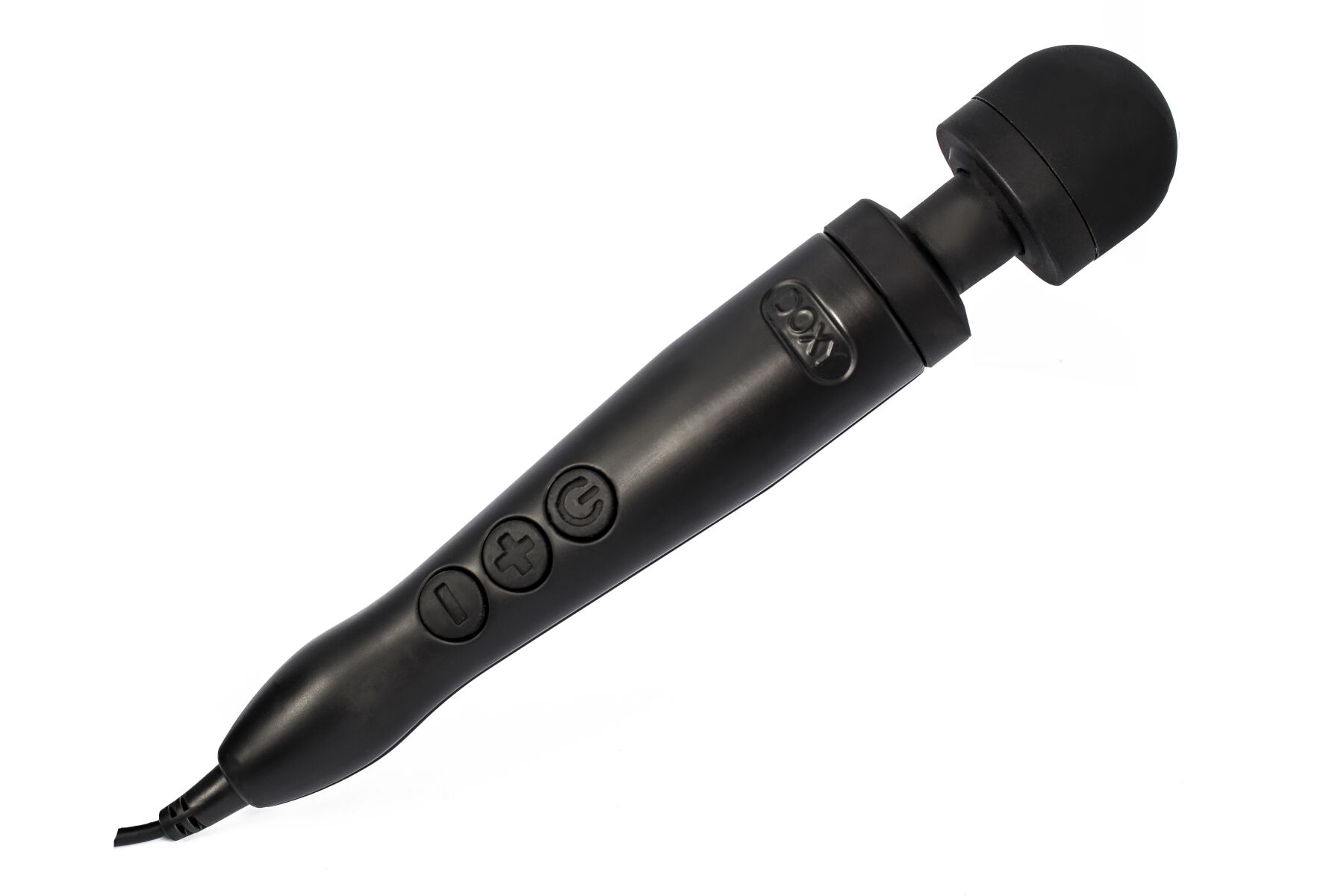 Вібромасажер DOXY Die Cast 3 Matt Black, дуже потужний, живлення 220В, металевий корпус