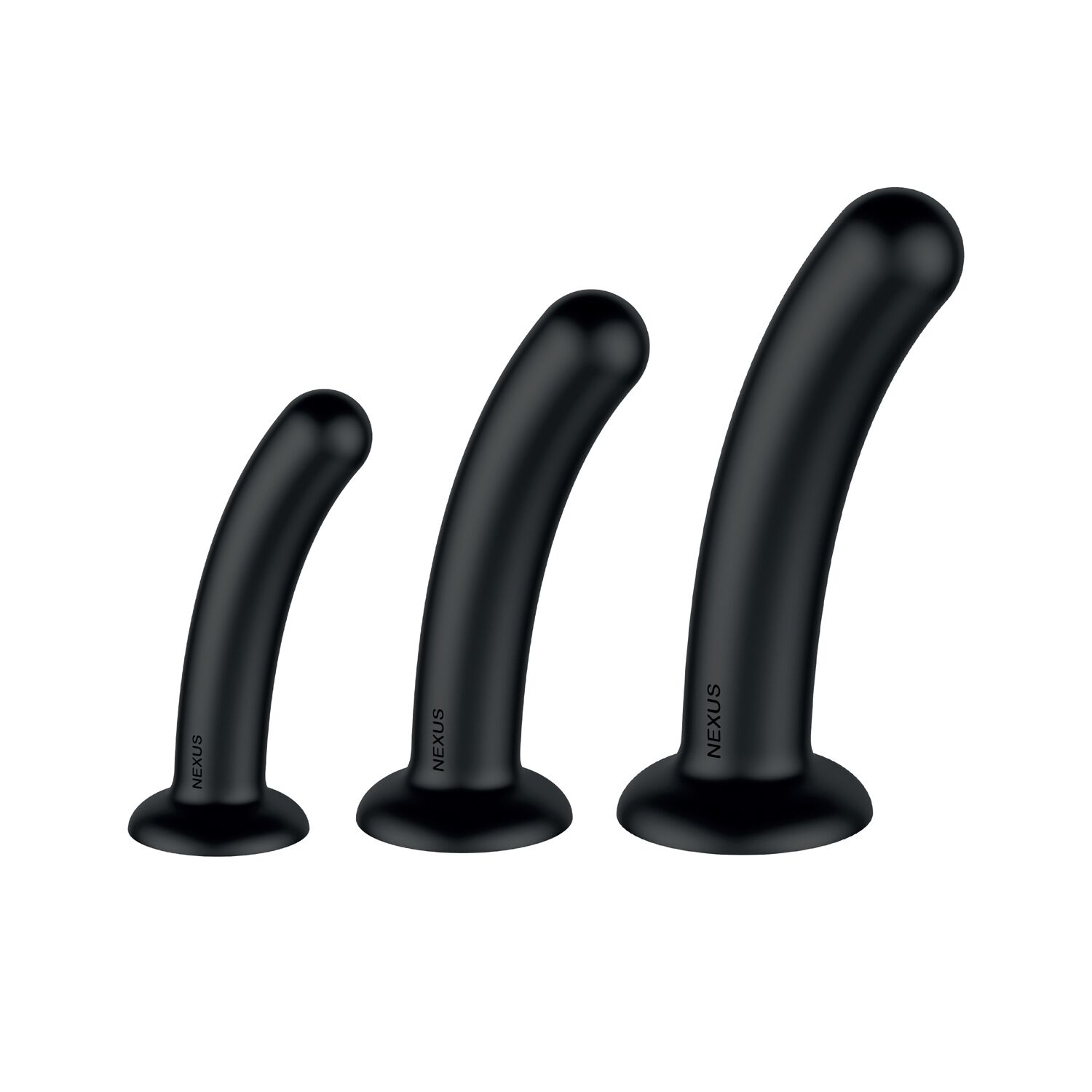 Набір дилдо Nexus Dilating Set (17 см, 15 см, 12,5 см)