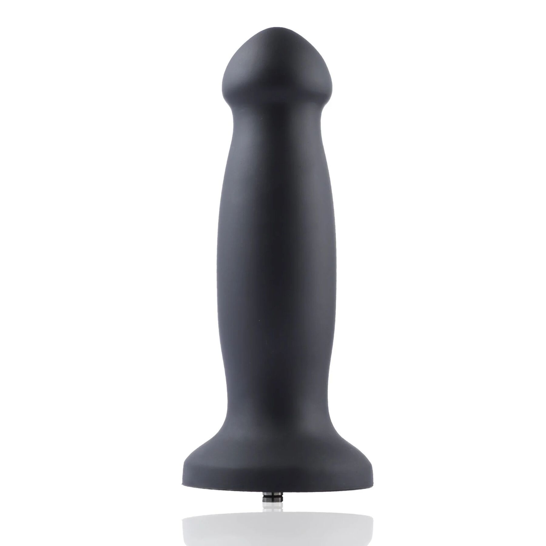 Силіконовий фалоімітатор для секс-машин Hismith 7.2" Black Silicone Anal Dildo, система KlicLok