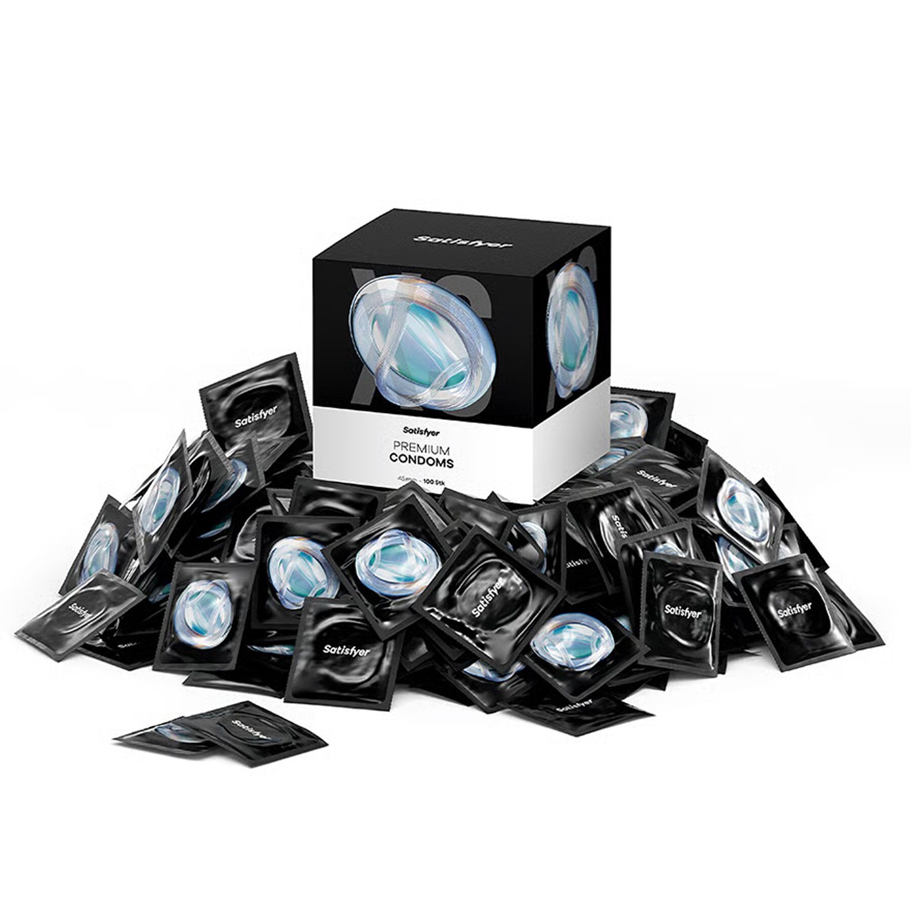 Набір презервативів Satisfyer Premium Condoms XL (60 мм) 100 шт