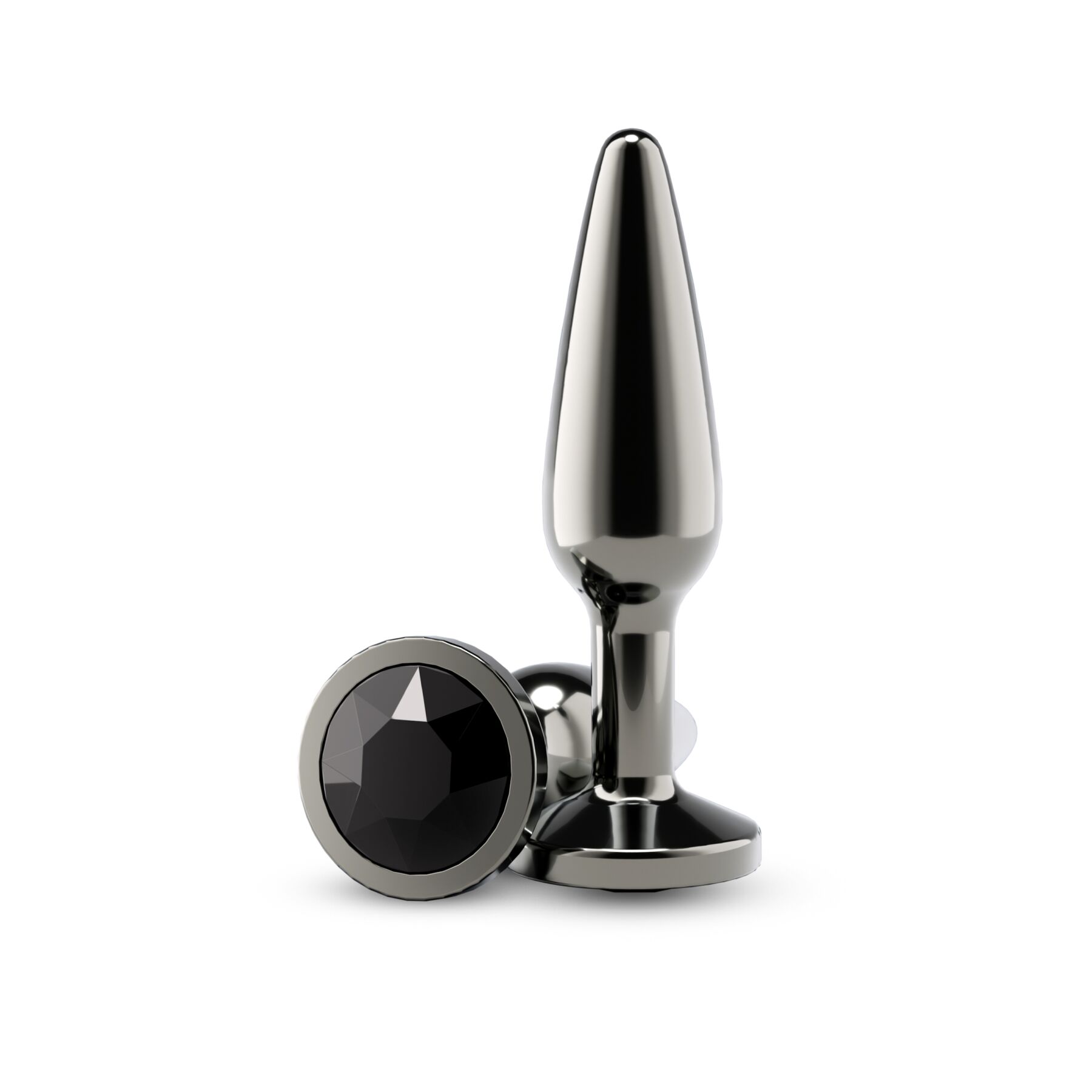 Анальна пробка NS Novelties Rear Assets - Tapered - Medium - Gunmetal - Black