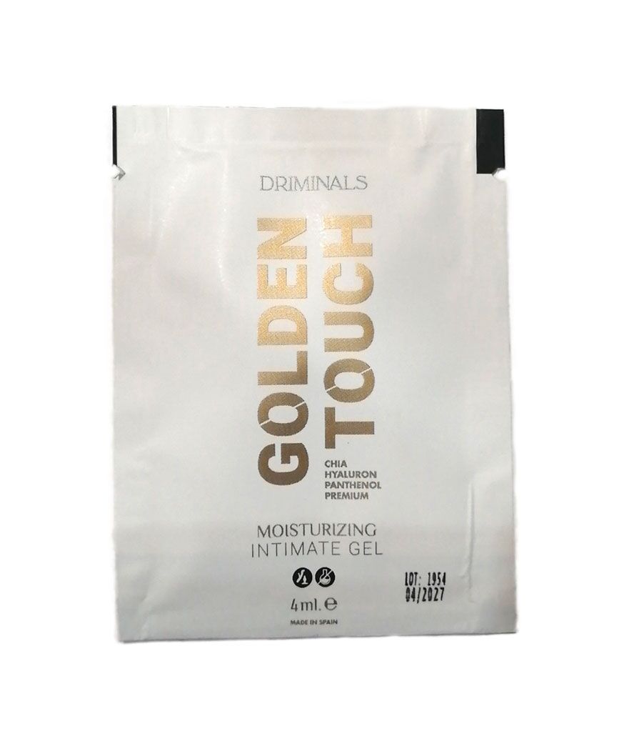 Розпродаж!!! Пробник гель-лубриканту Driminals Golden Touch 4 мл (термін 04.2027)